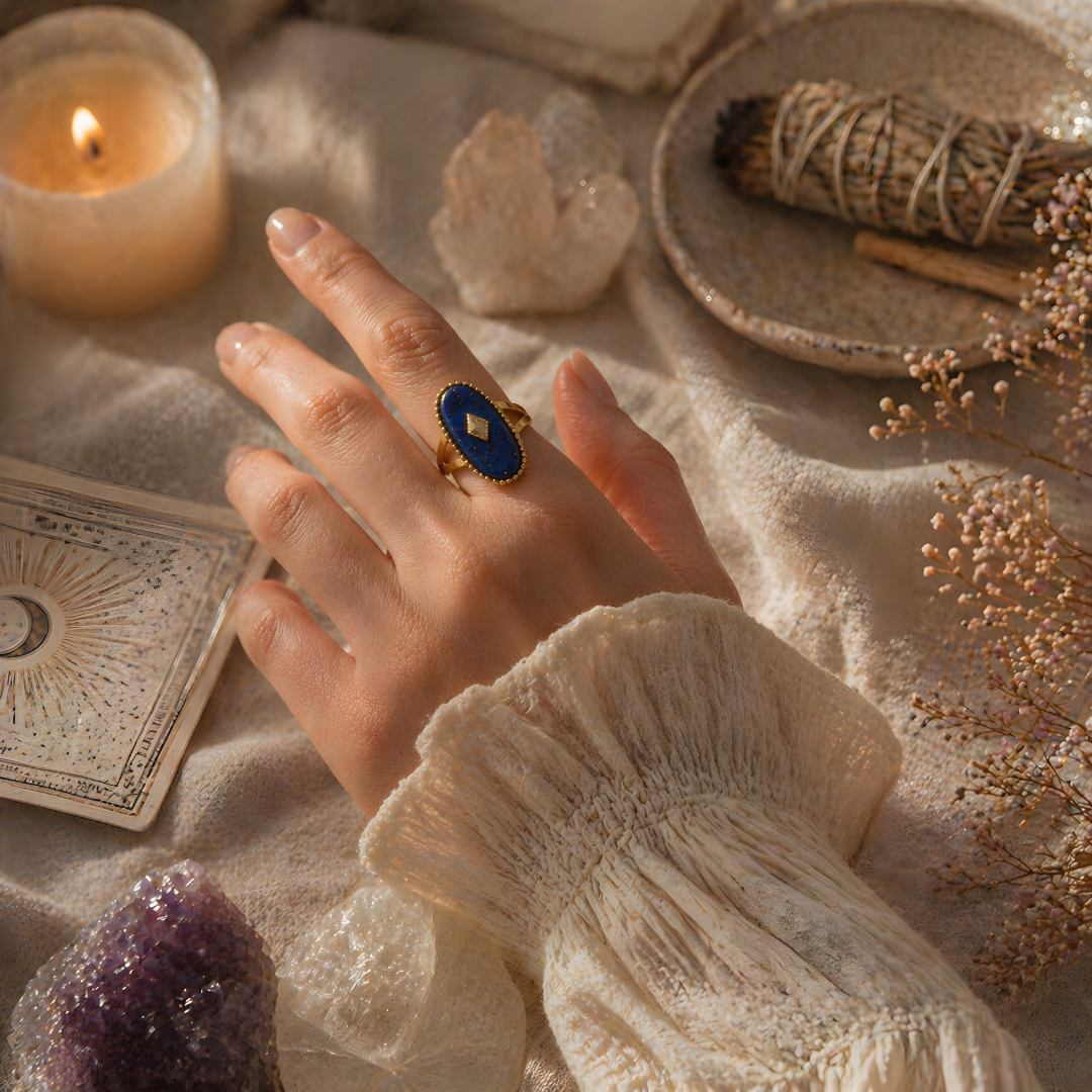 Prsten Amulet – Lapis Lazuli