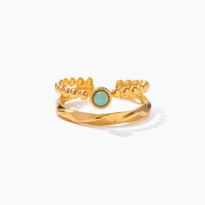Prsten Amulet Amazonit – Rovnováha