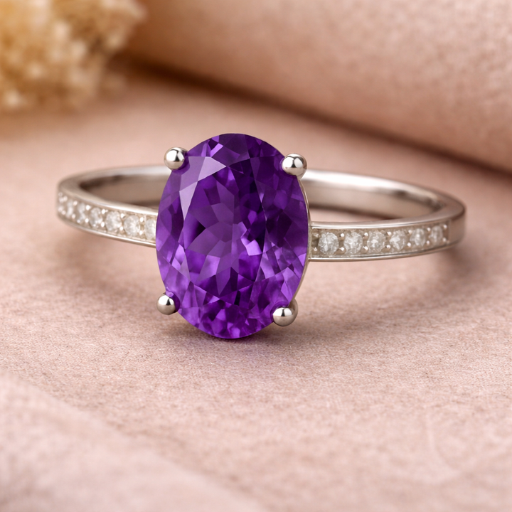 Prsten Eva ametyst