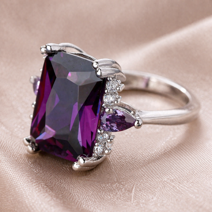 Prsten Františka s ametystem