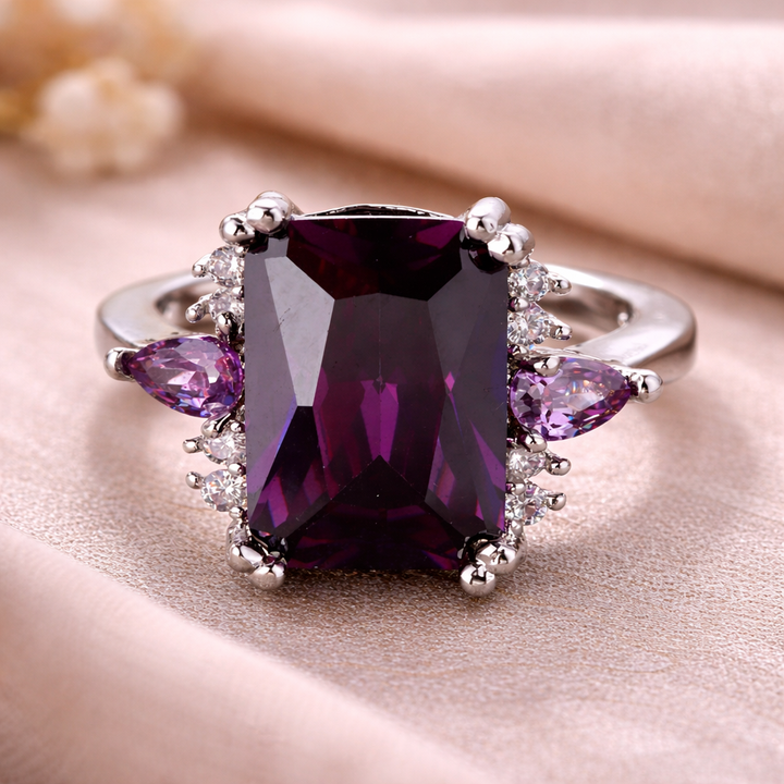 Prsten Františka s ametystem