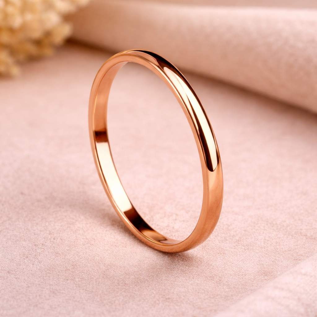 Elegantní minimalistický prsten zlato stříbro