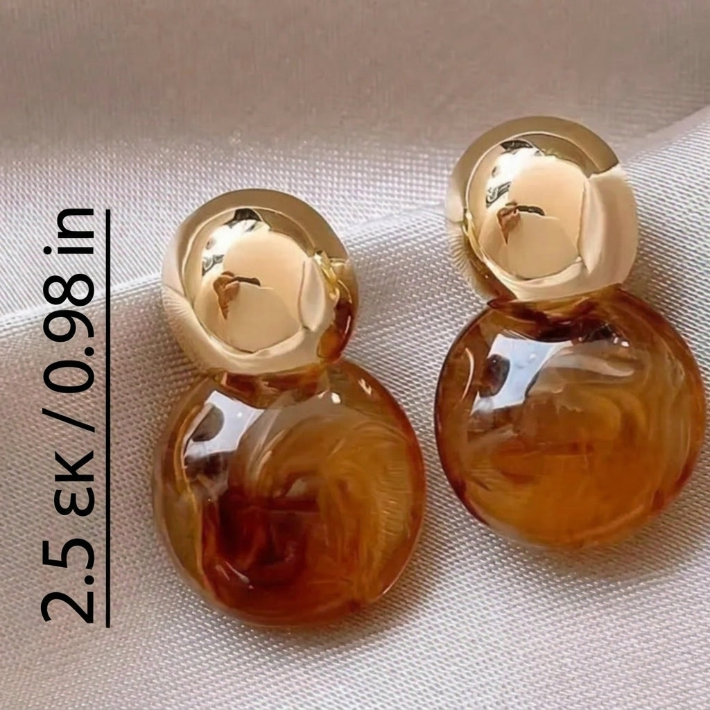 Augeire Amboer Oorbellen