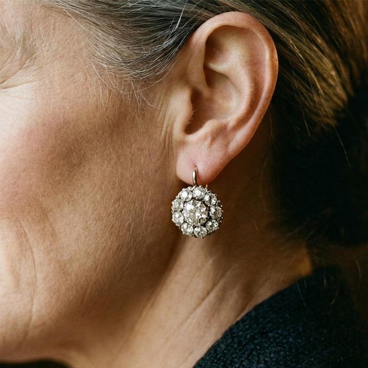 Vintage zlaté náušnice