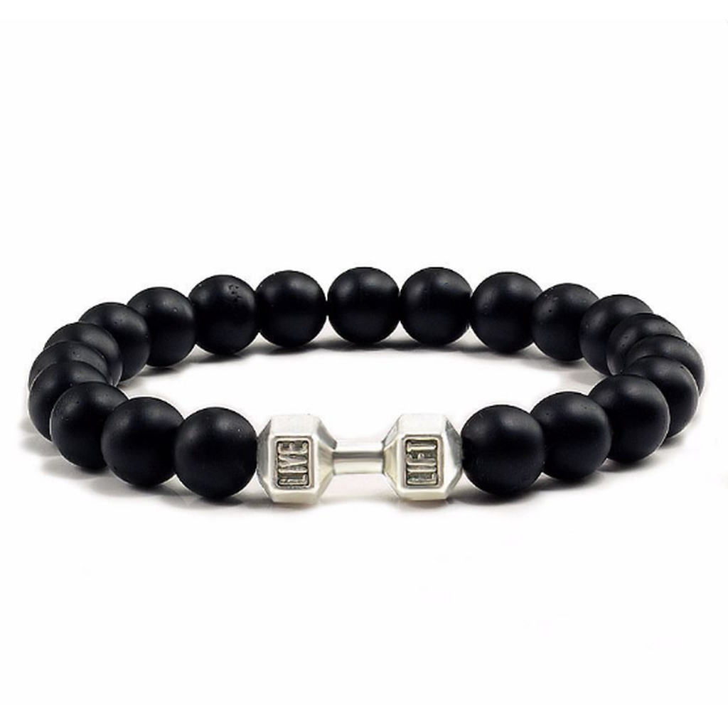 Aromaterapeutický náramek lávové kameny