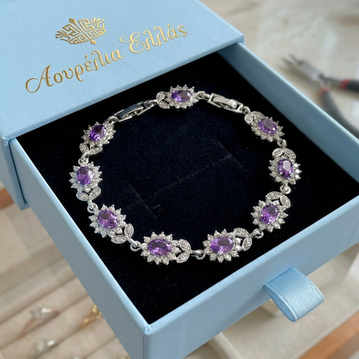 Iris Armband van Wit Goud