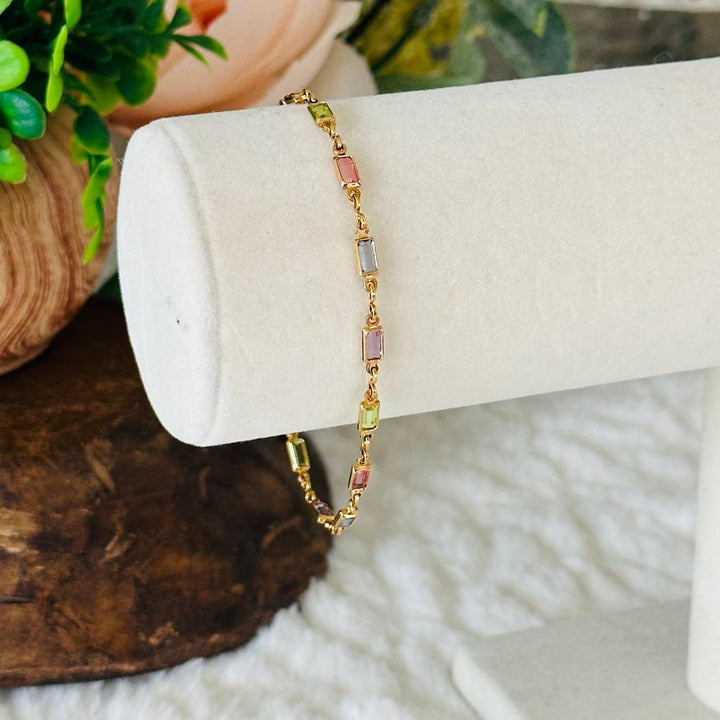 Náramek Isabella barevné kameny