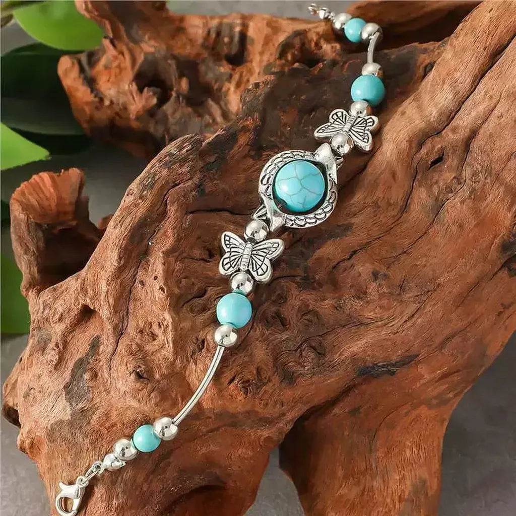 Vlinderarmband van Wit Goud