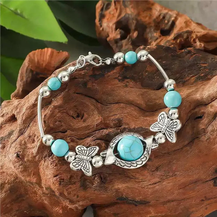 Vlinderarmband van Wit Goud