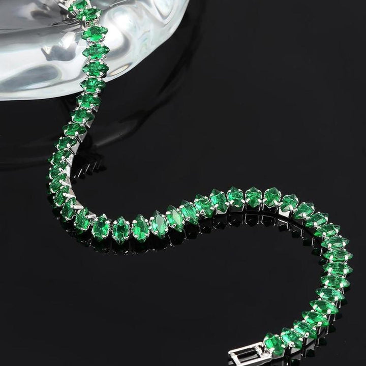 Náramek se smaragdy