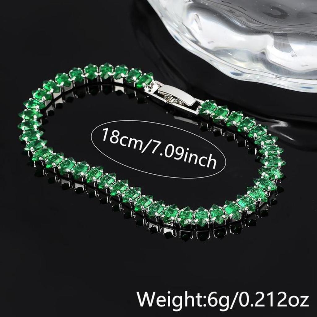 Náramek se smaragdy