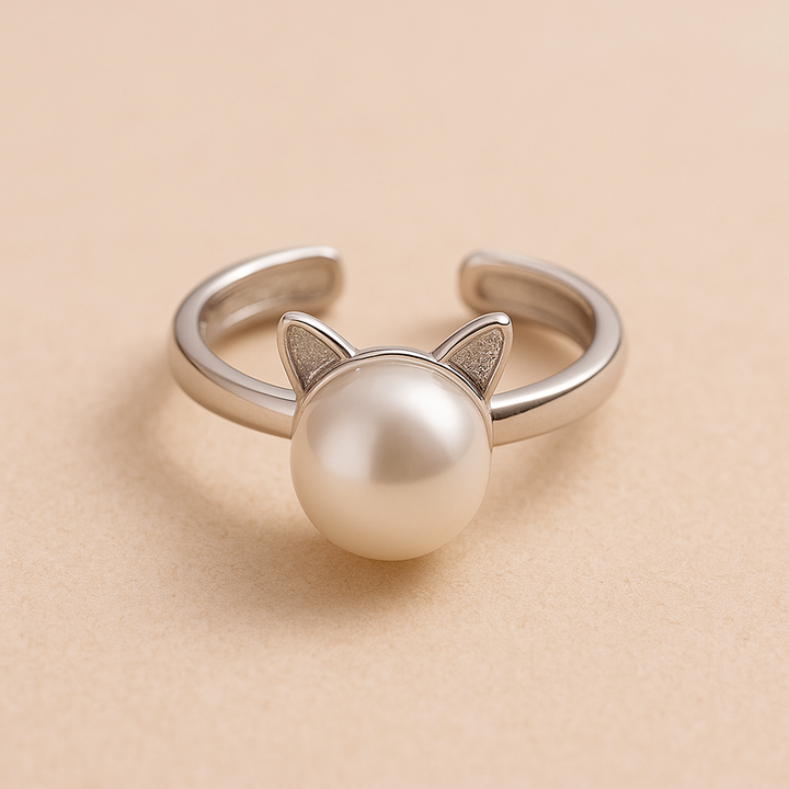 Náhrdelník kočka perly s bonusem