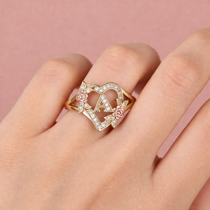 Zlatý prsten s krystaly