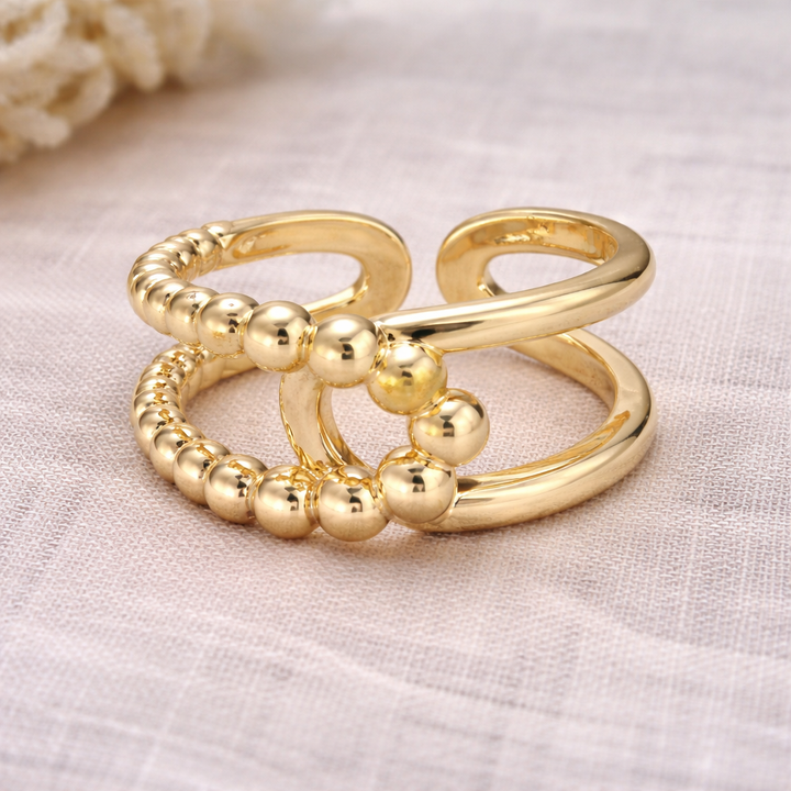 Prsten Vittoria Twist dvojitý pás