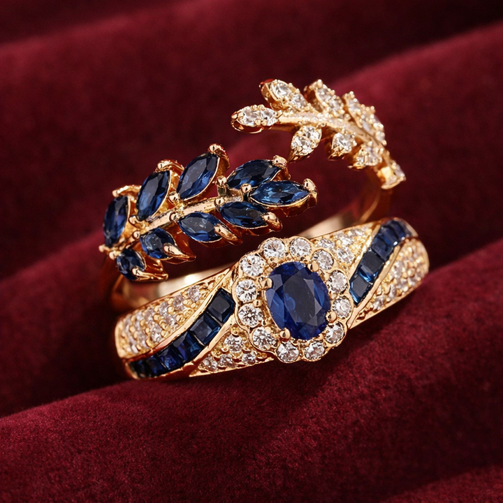 Gouden Set Ringen van Keizerlijke Glans