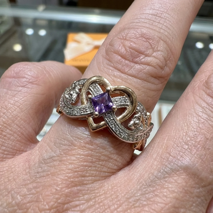 Bicolor Ring van Gemengd Goud