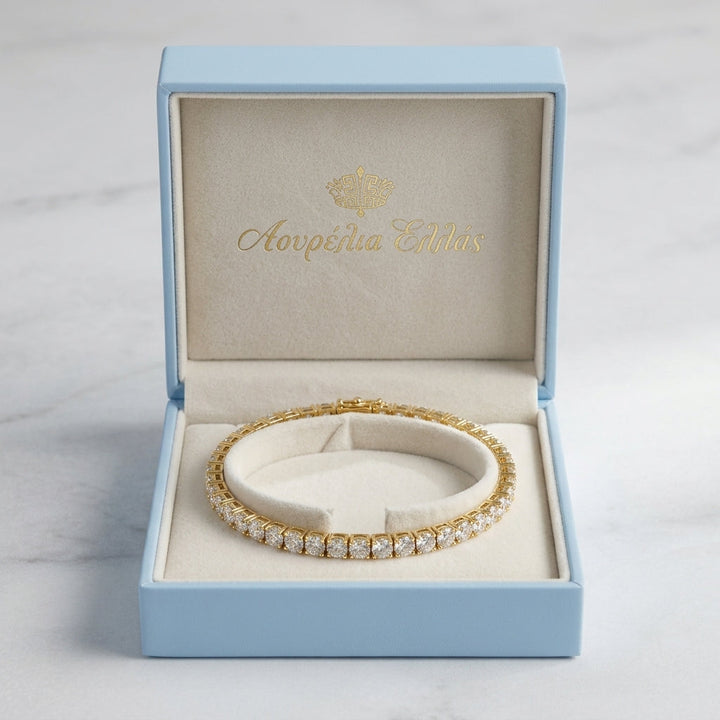 Adembenemende Tennisarmband met Kristallen