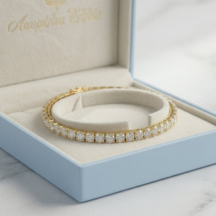 Adembenemende Tennisarmband met Kristallen