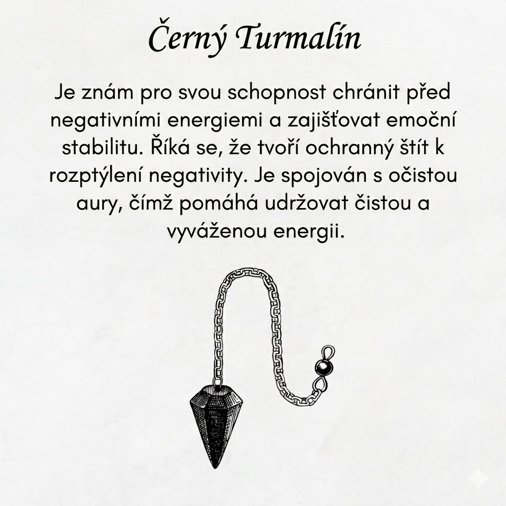 Náramek Černý Turmalín