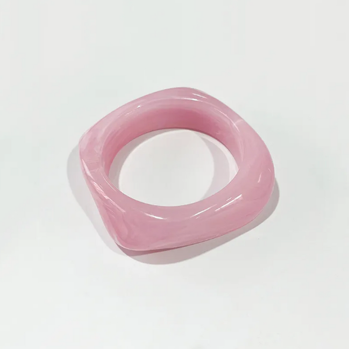 Barevný čtvercový akrylový náramek