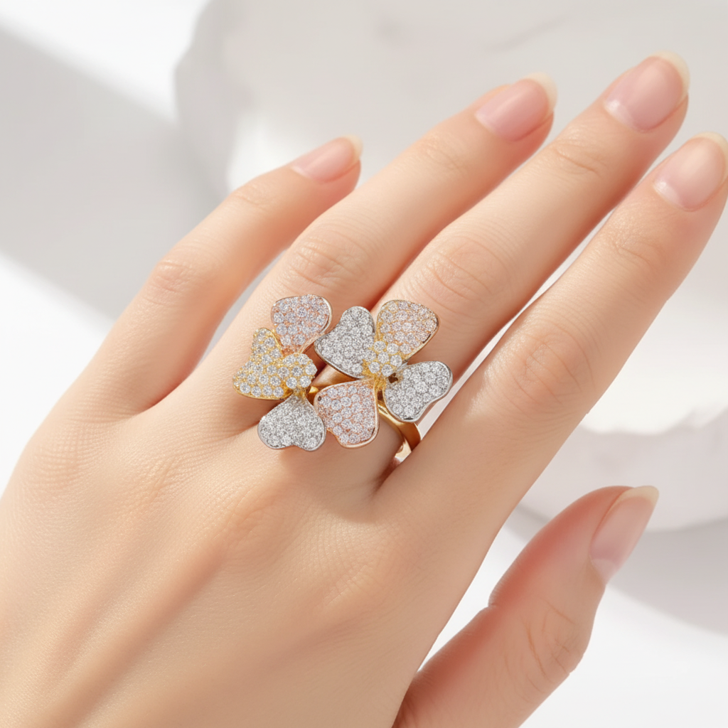 Zlatý prsten Heller přírodní prvky