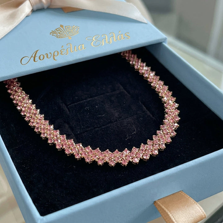 Gouden Rozenlijn Ketting