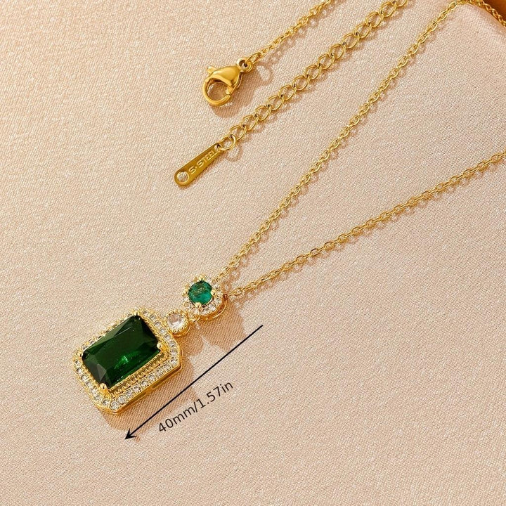 Náhrdelník Greta se smaragdem