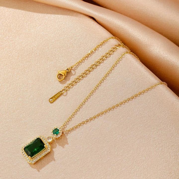 Náhrdelník Greta se smaragdem