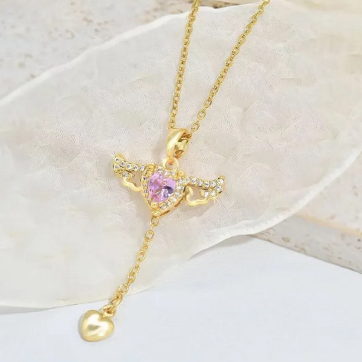 Náhrdelník andělské srdce Cupida