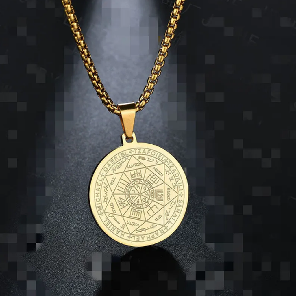 Náhrdelník anděl šesti hvězd