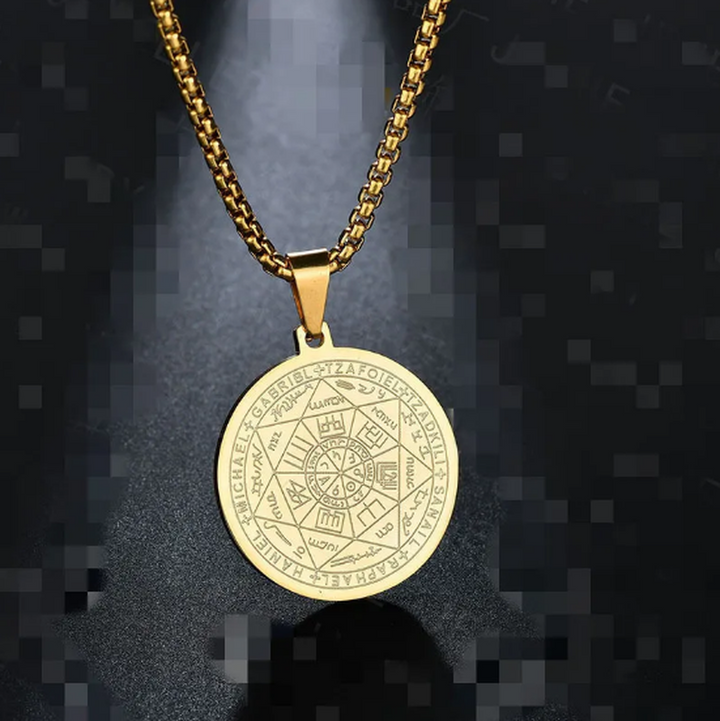 Náhrdelník anděl šesti hvězd