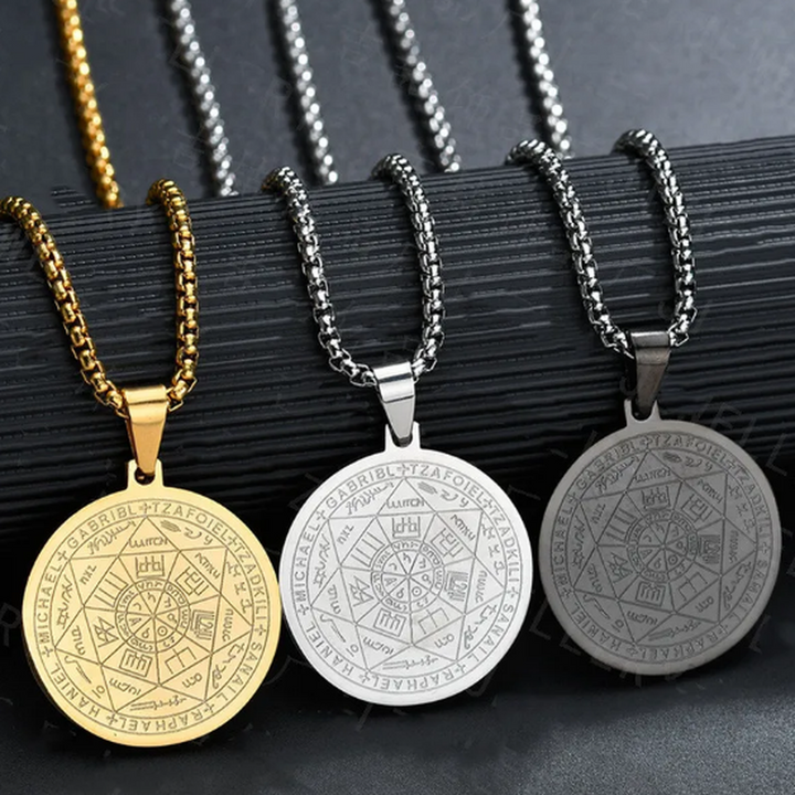 Náhrdelník anděl šesti hvězd