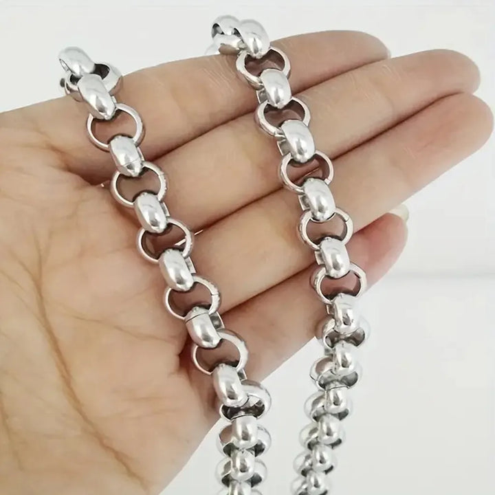 Elegantní ruční ocelový náhrdelník