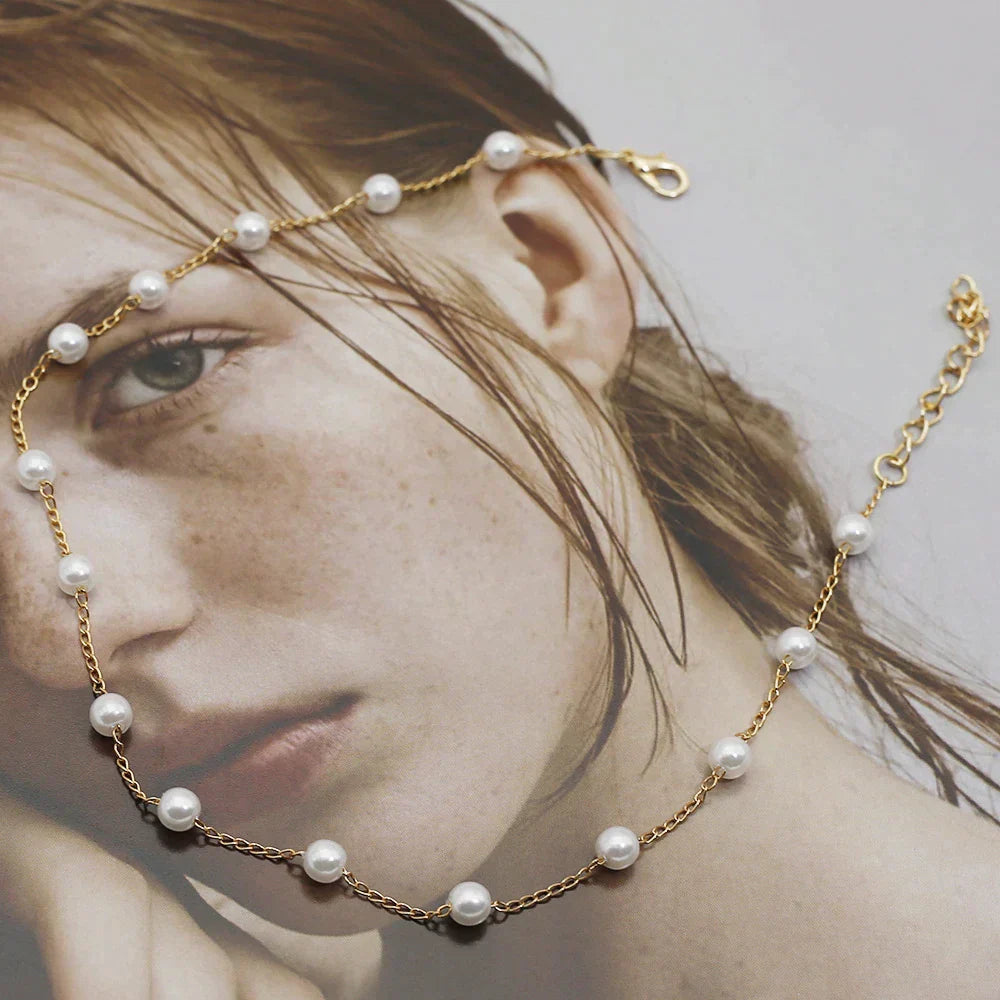 Kleine Ketting van Margrieten in Goud