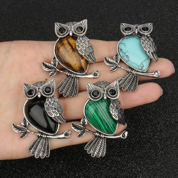 Náhrdelník sova moudrost krystal