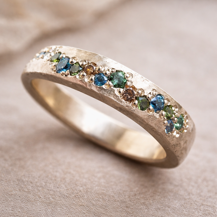 Elegantní stříbrný prsten zirkonie