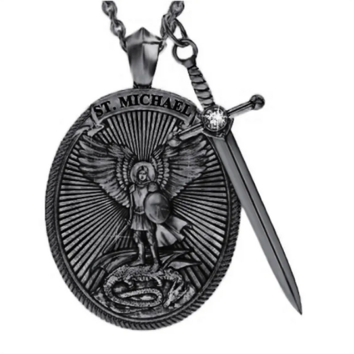 Retro dekorativní náhrdelník pro muže