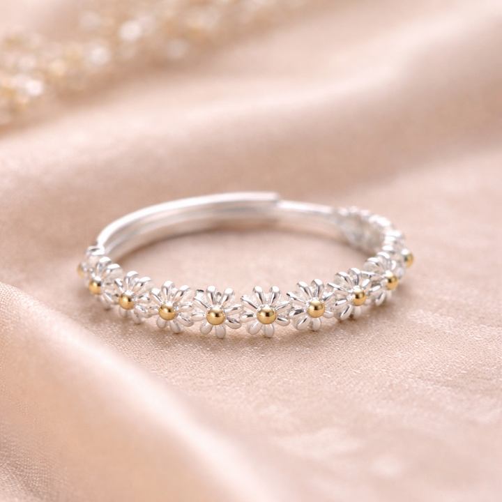 Prsten sedmikráska jemný lesk