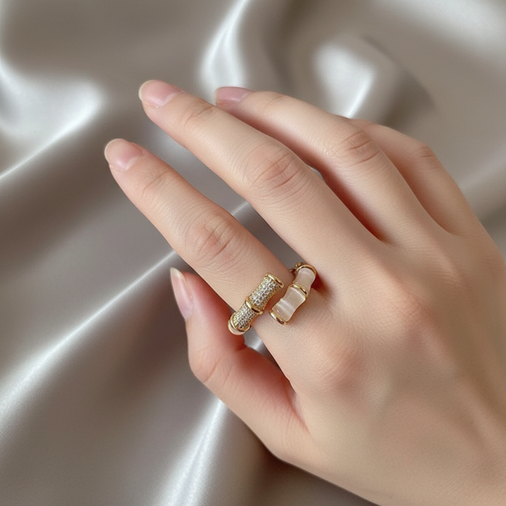 Prsten opál éterický lesk