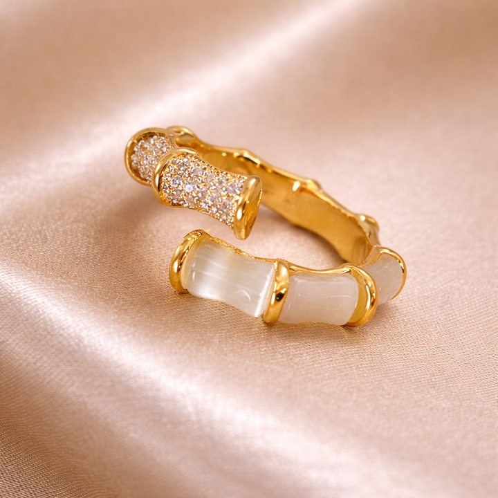 Prsten opál éterický lesk