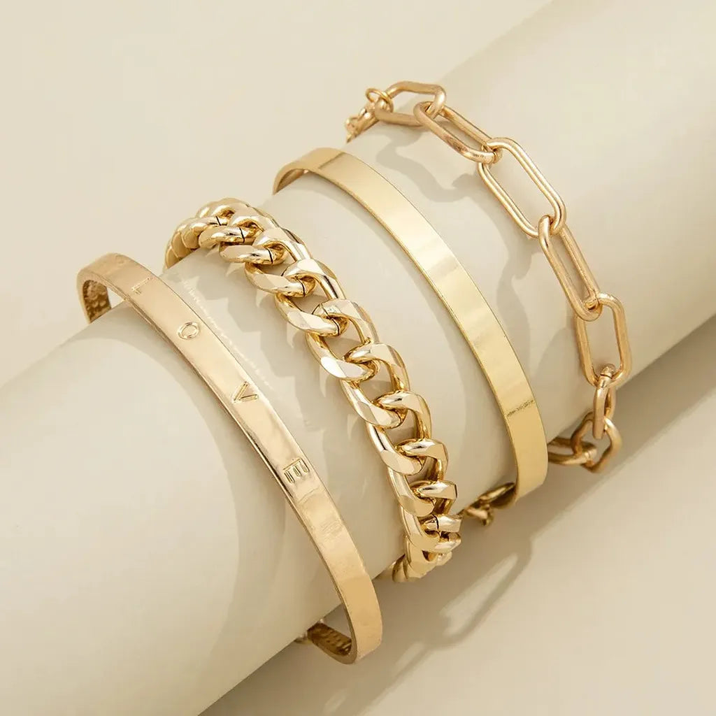 Set Armbanden Gouden Harmonie