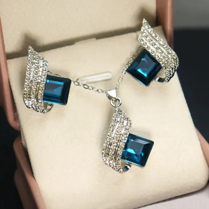 Sieradenset Wenen van Wit Goud