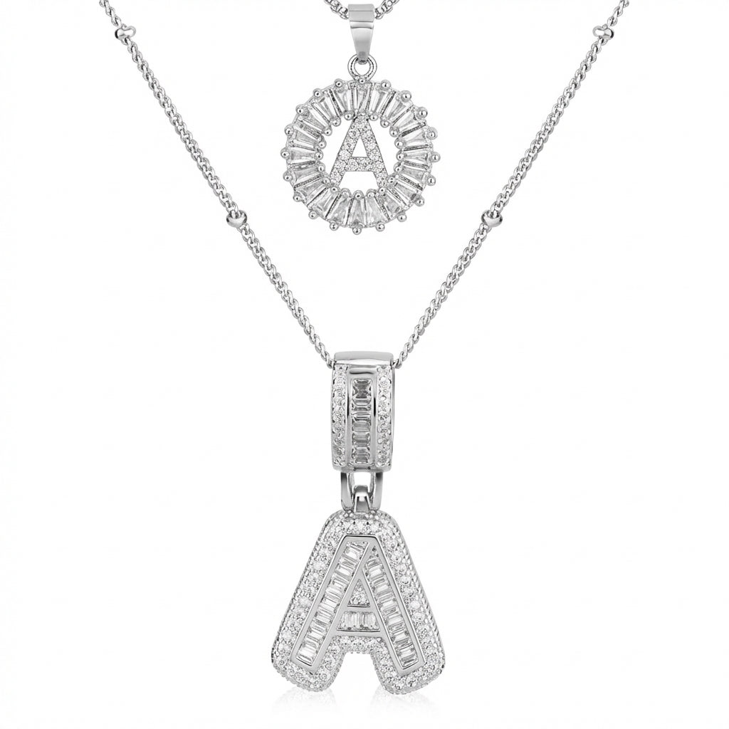 Initialen ketting set