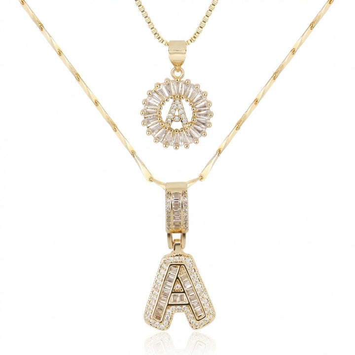 Initialen ketting set