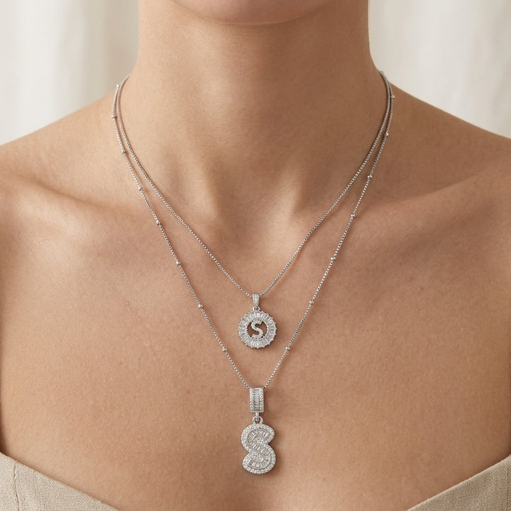 Initialen ketting set