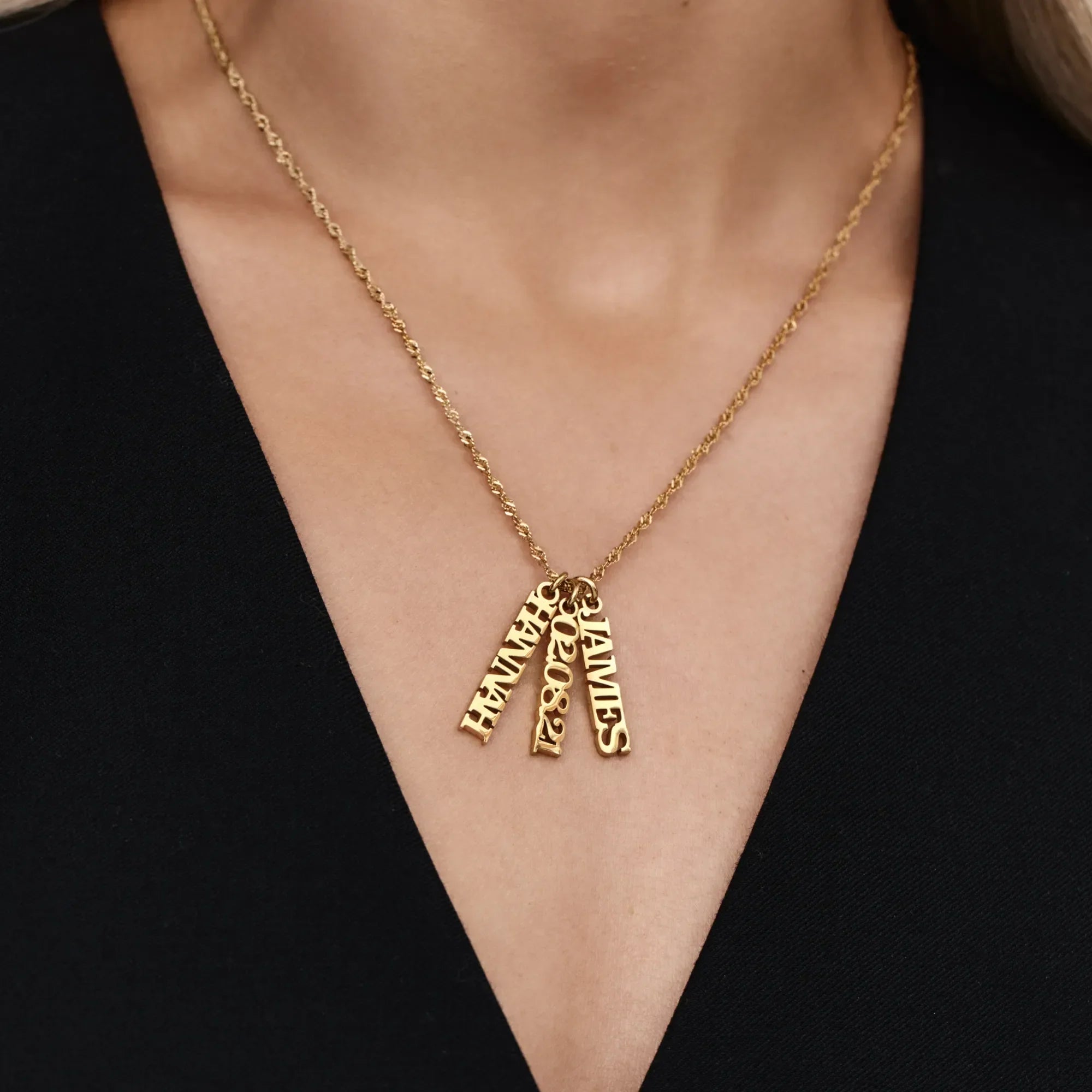 Náhrdelník Propletená jména – fotografie 6