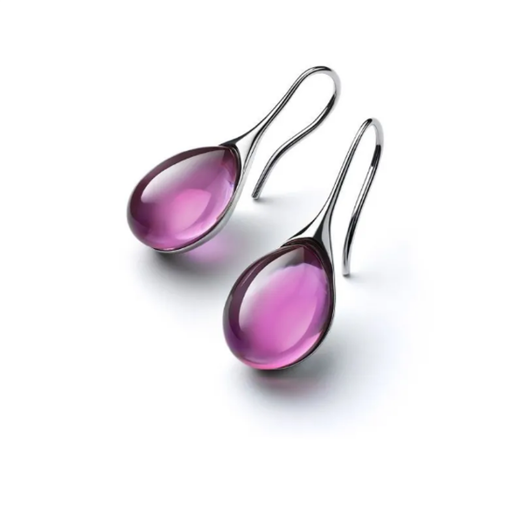 Náušnice s vestavěným opálem