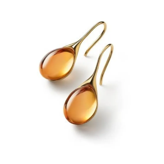 Náušnice s vestavěným opálem