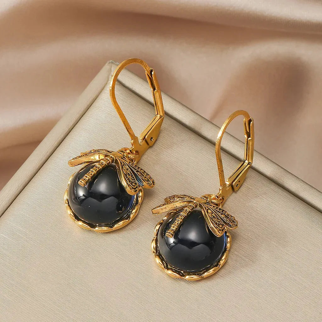 Kulaté náušnice staré stříbro