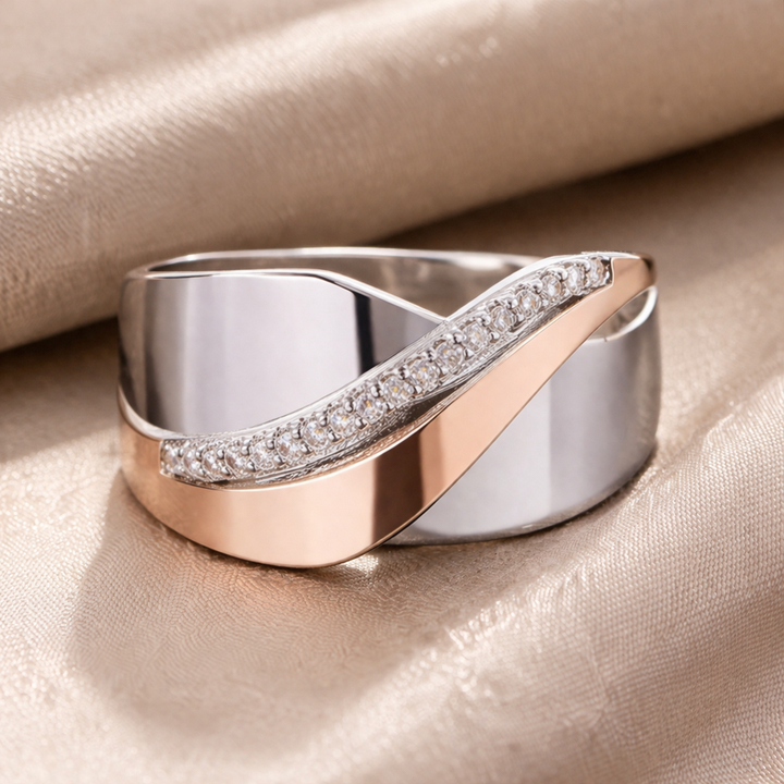 Dvojitý elegantní prsten